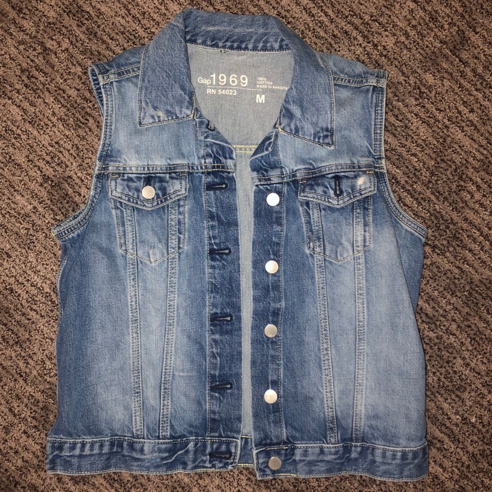 Gap denim vest